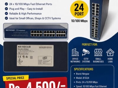 Network Switch 24 Port 10/100 Mbps